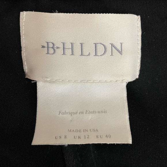 BHLDN Delice Off-the-Shoulder Crepe Dress in Black Size 8 Flared Hem - Picture 11 of 15